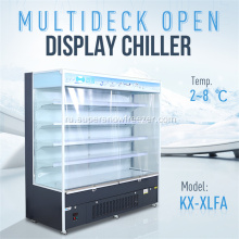 Морозильная камера с охлаждением с открытым чиллером мини -холодильник на продажу